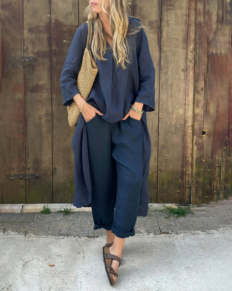 ELENA™ | Zestaw Chic z dwóch części o bezwysiłkowej elegancji i wszechstronnym stylu