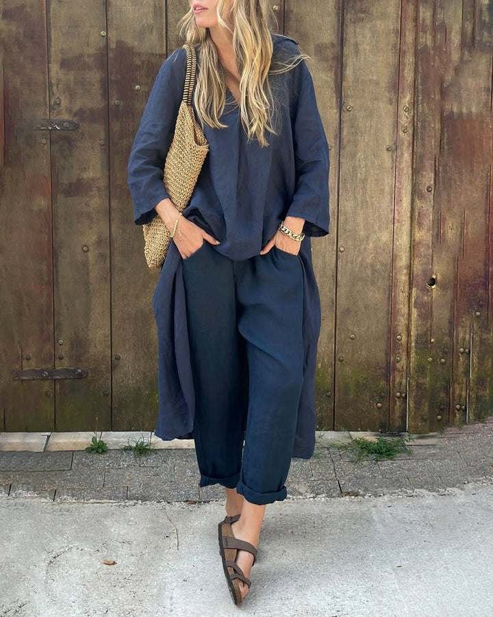 ELENA™ | Zestaw Chic z dwóch części o bezwysiłkowej elegancji i wszechstronnym stylu