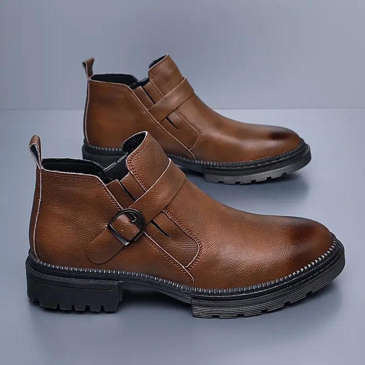 Liam | Skórzane buty ranger dla mężczyzn