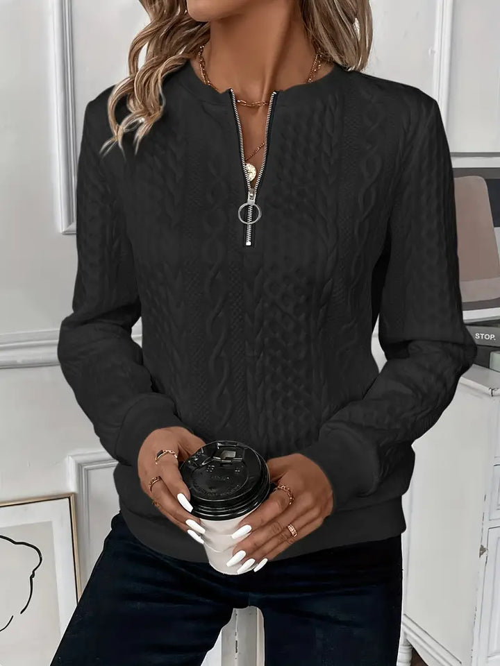 Pauline - Elegancki Sweter z Zamkiem