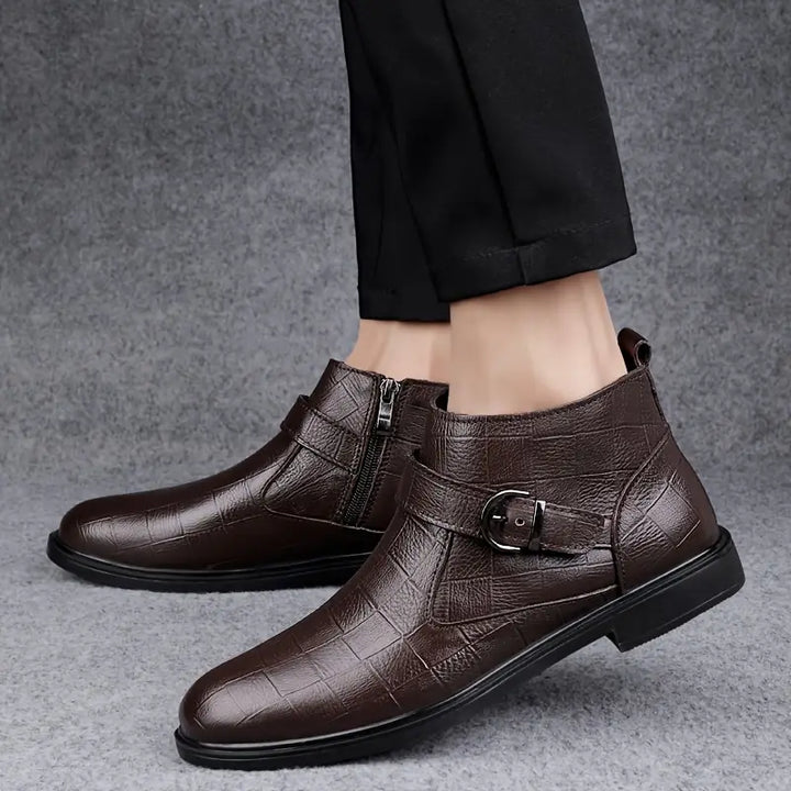 Jameson | Męskie skórzane buty ranger