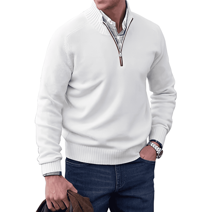Nicolas | Elegancki Sweter na Zamek