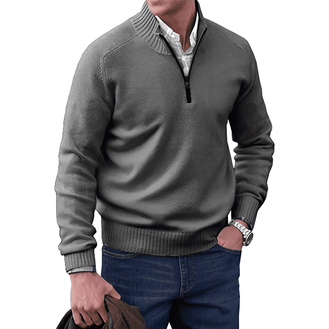 Nicolas | Elegancki Sweter na Zamek