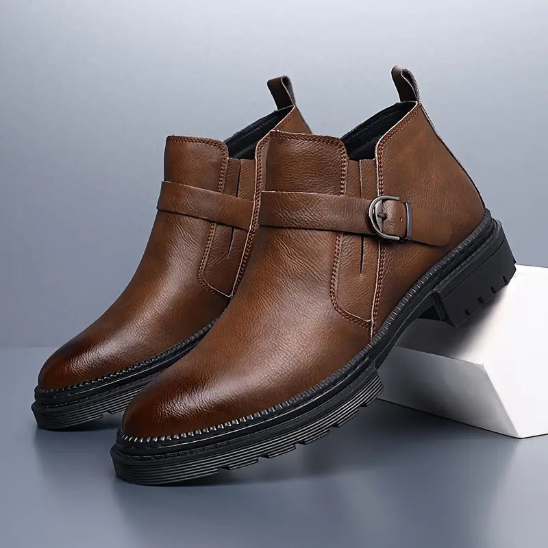 Liam | Skórzane buty ranger dla mężczyzn