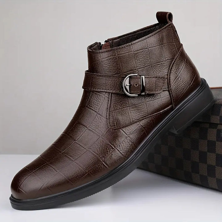 Jameson | Męskie skórzane buty ranger