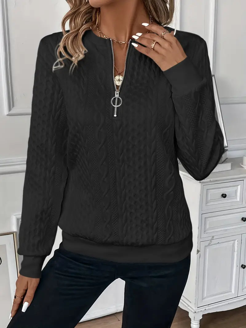 Pauline - Elegancki Sweter z Zamkiem