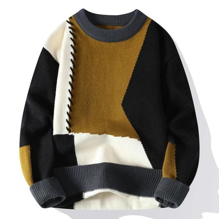 SANDRO| Sweter Patchwork
