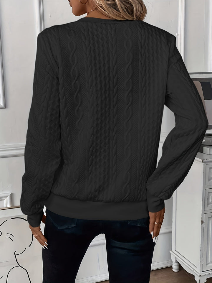 Pauline - Elegancki Sweter z Zamkiem