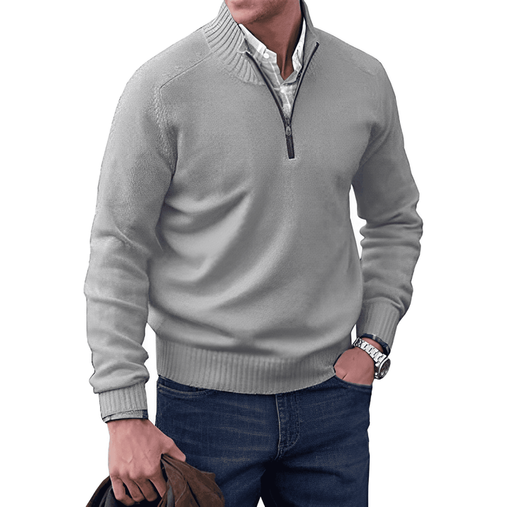 Nicolas | Elegancki Sweter na Zamek