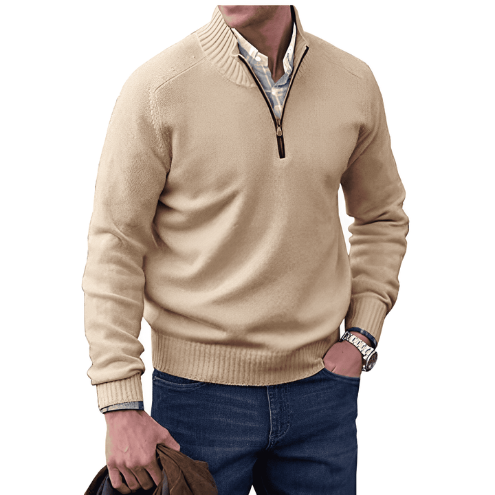 Nicolas | Elegancki Sweter na Zamek
