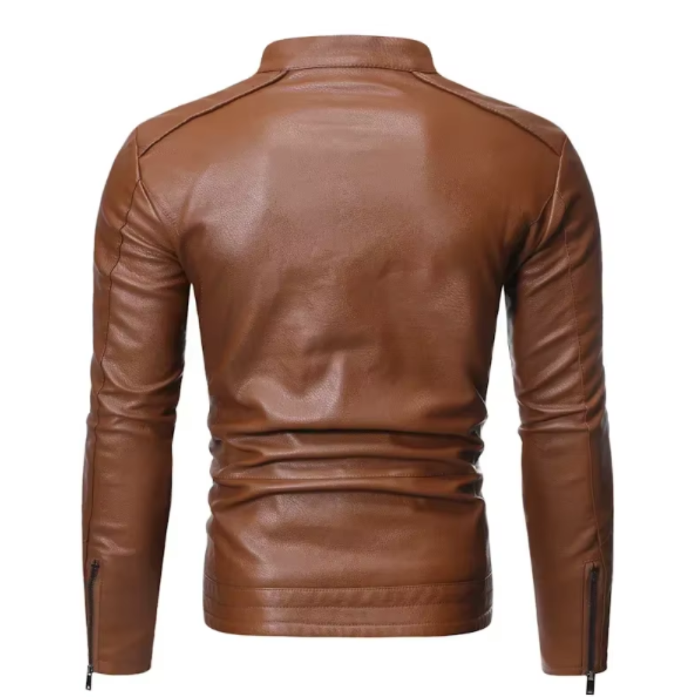 Karol™ | Elegancka Skórzana Kurtka
