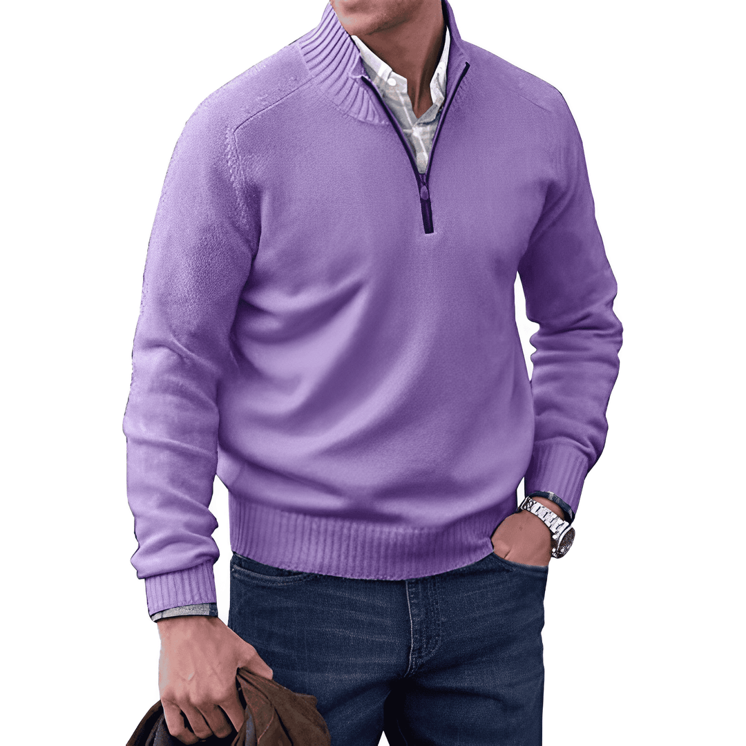 Nicolas | Elegancki Sweter na Zamek