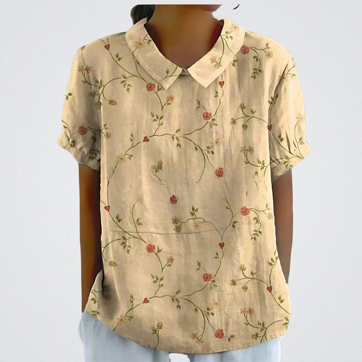 FABIANA|ELEGANCKA BLUZA KWIATOWA