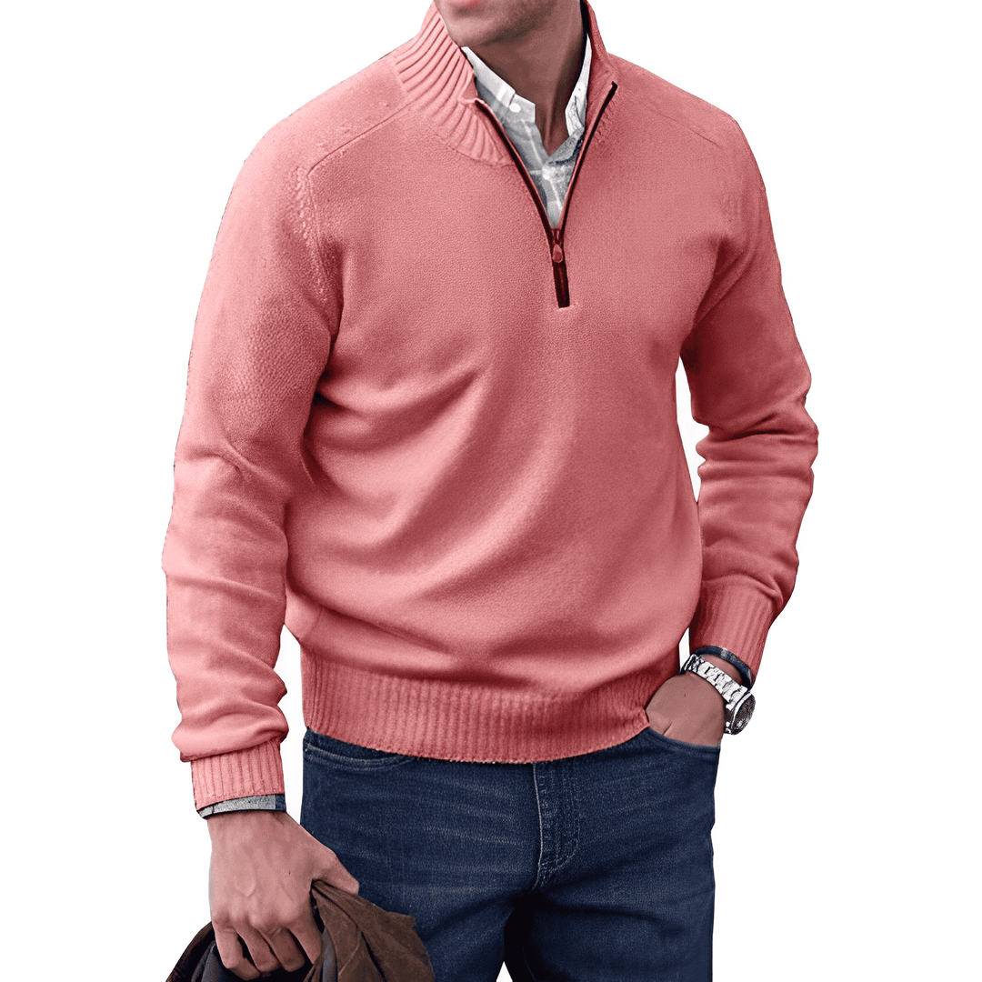Nicolas | Elegancki Sweter na Zamek