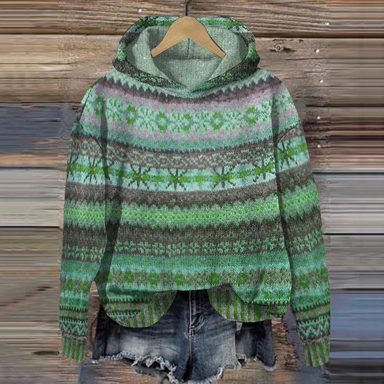 Anja™ - Przytulny Etniczny Sweter