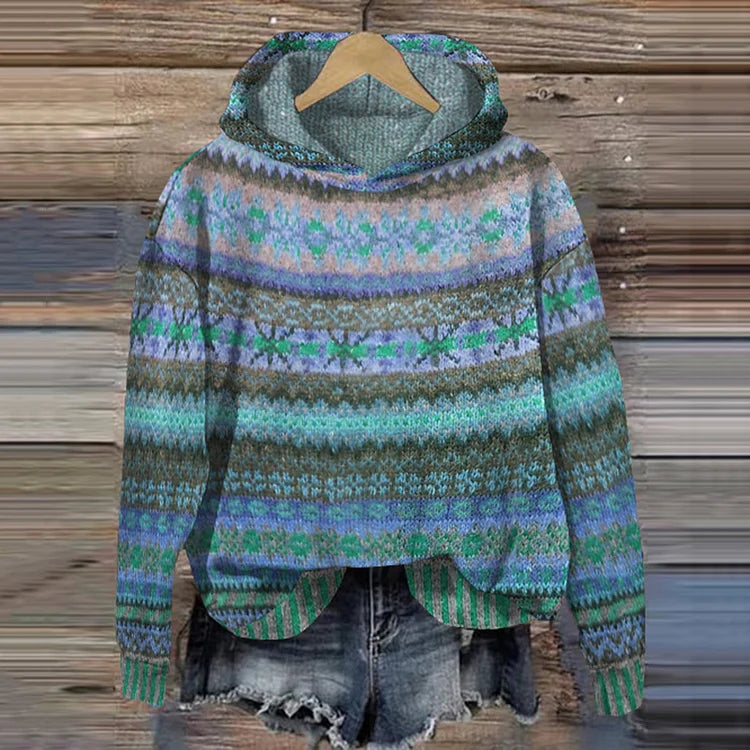 Anja™ - Przytulny Etniczny Sweter