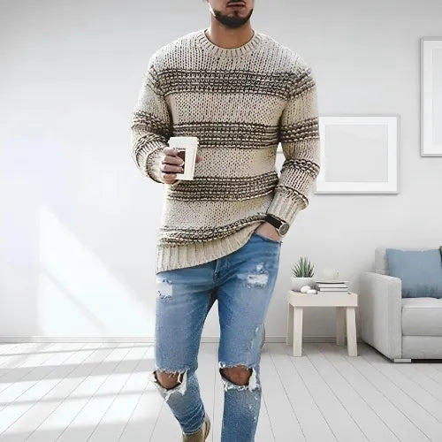 Jason| Premium Sweter Dzianinowy