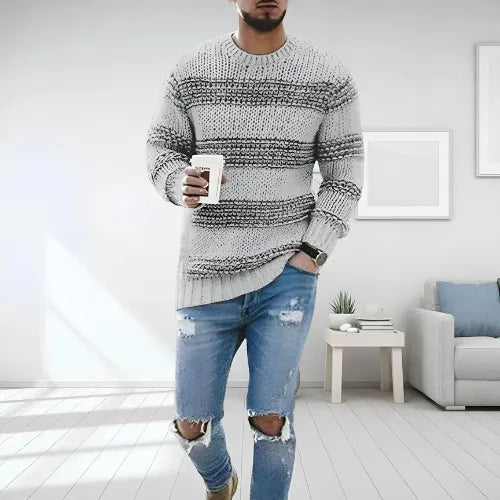 Jason| Premium Sweter Dzianinowy
