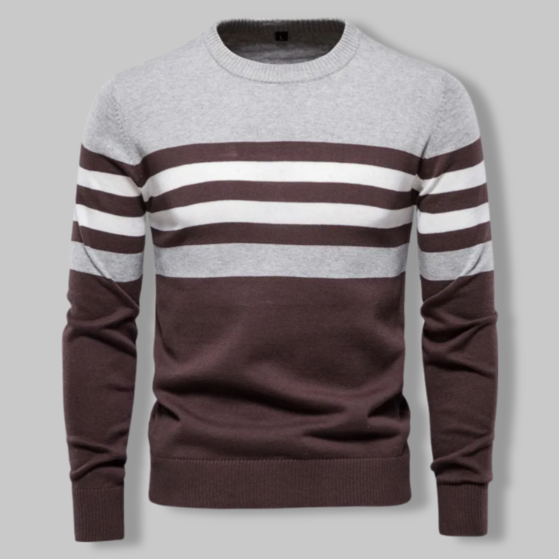 Chris | Sweter z okrągłym dekoltem