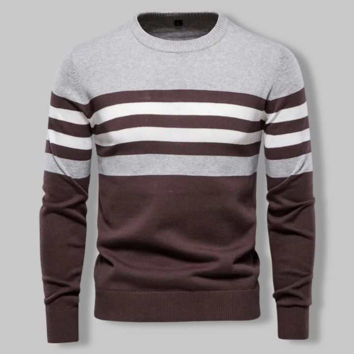 Chris | Sweter z okrągłym dekoltem