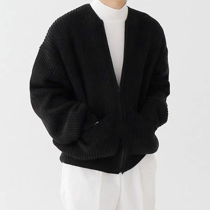 DANIELE | Elegancki Męski Sweter na Zamek