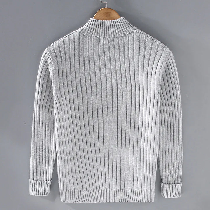 Massimo| Merino Zip Kardigan