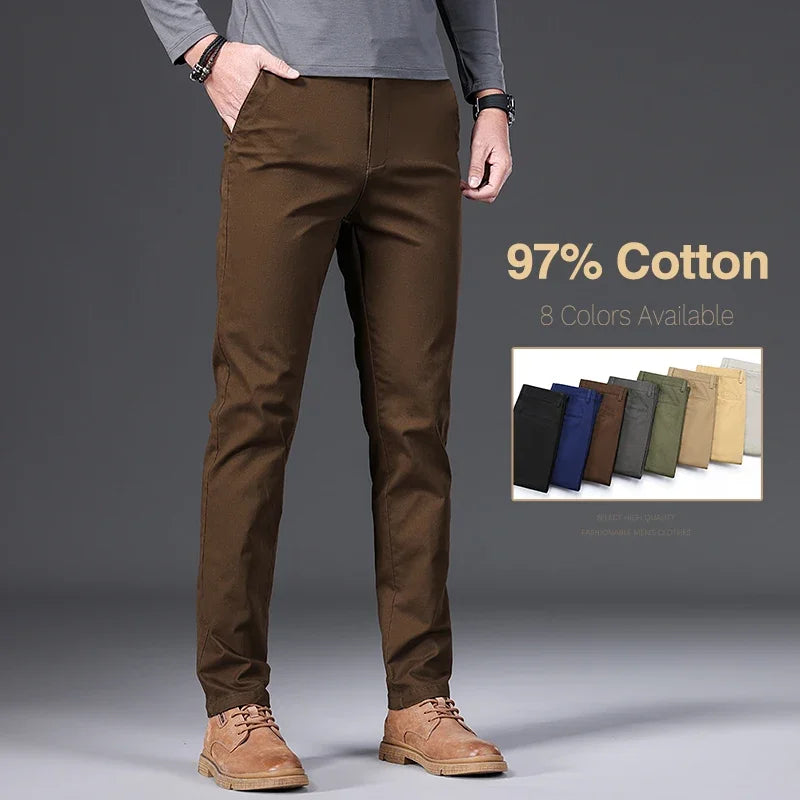 Max| 97% Bawełnowe Spodnie Khaki