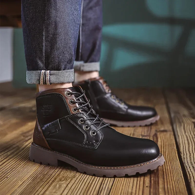 Parker | Skórzane Buty Męskie w Brytyjskim Stylu