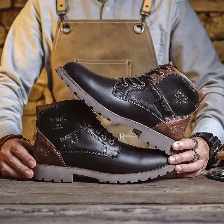 Parker | Skórzane Buty Męskie w Brytyjskim Stylu