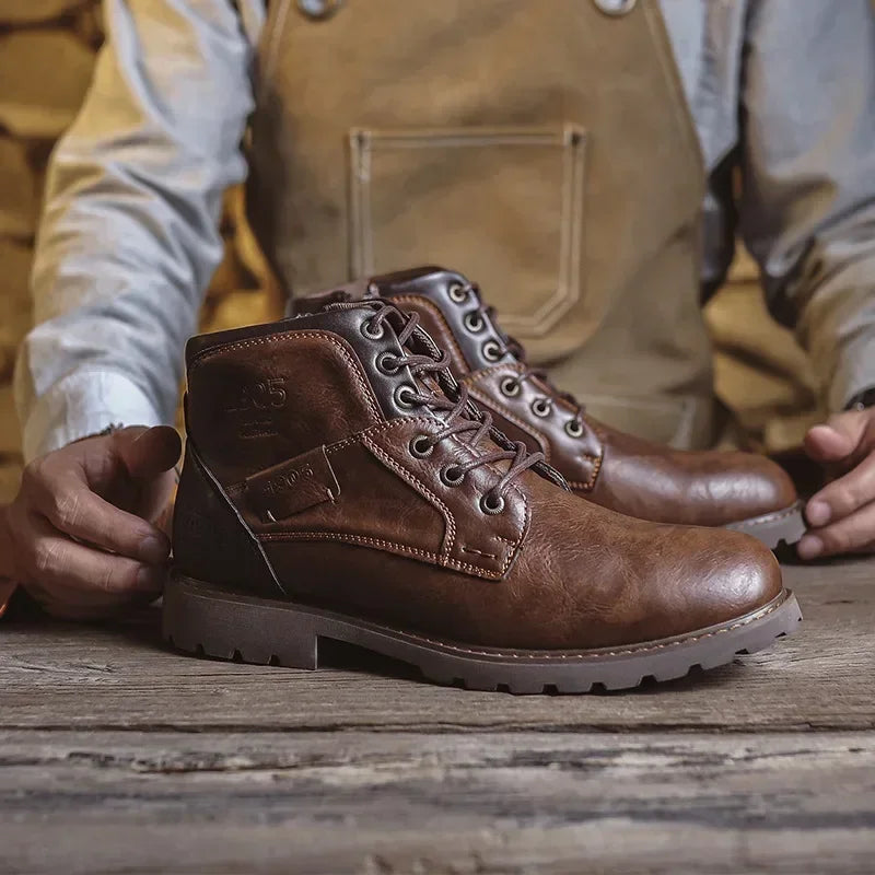Parker | Skórzane Buty Męskie w Brytyjskim Stylu