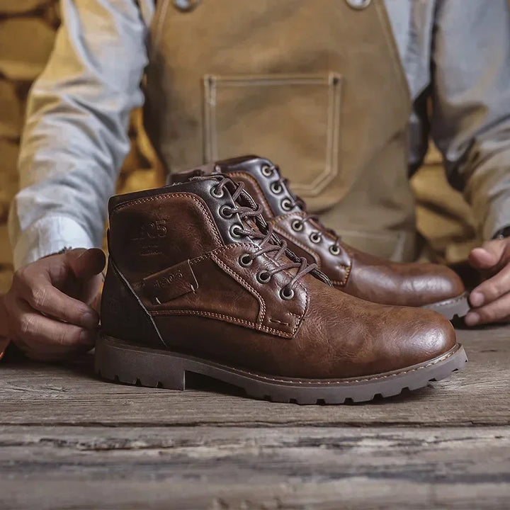 Parker | Skórzane Buty Męskie w Brytyjskim Stylu