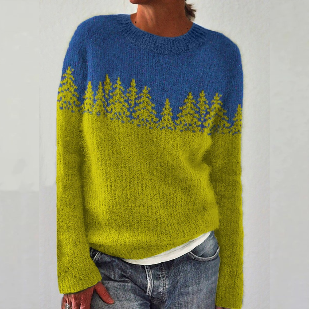 Silvana™ - Przytulny Retro Sweter
