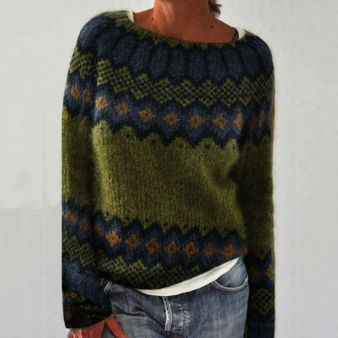Anita™ - Przytulny Retro Sweter