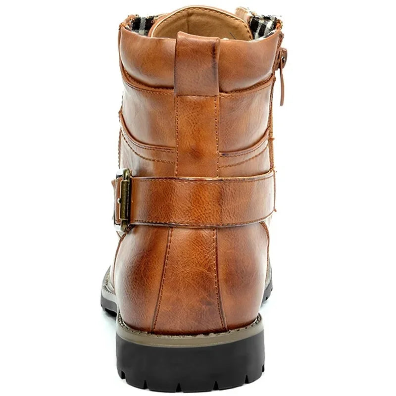 Damon | Skórzane Buty Sznurowane