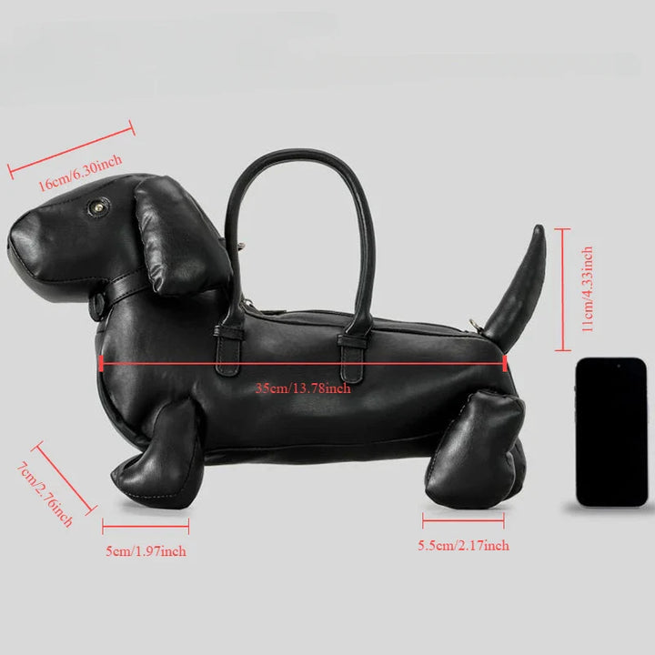 Monic™Urocza Torba na Ramię z Dachshundem