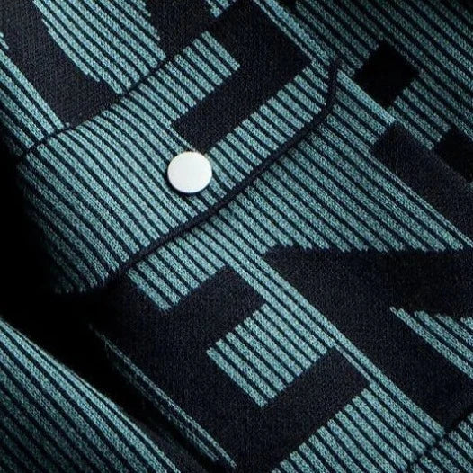 Azure Vintage Sweter Dżersejowy