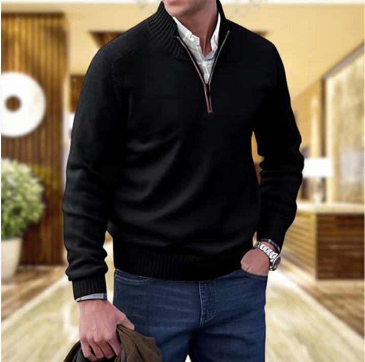Nicolas | Elegancki Sweter na Zamek