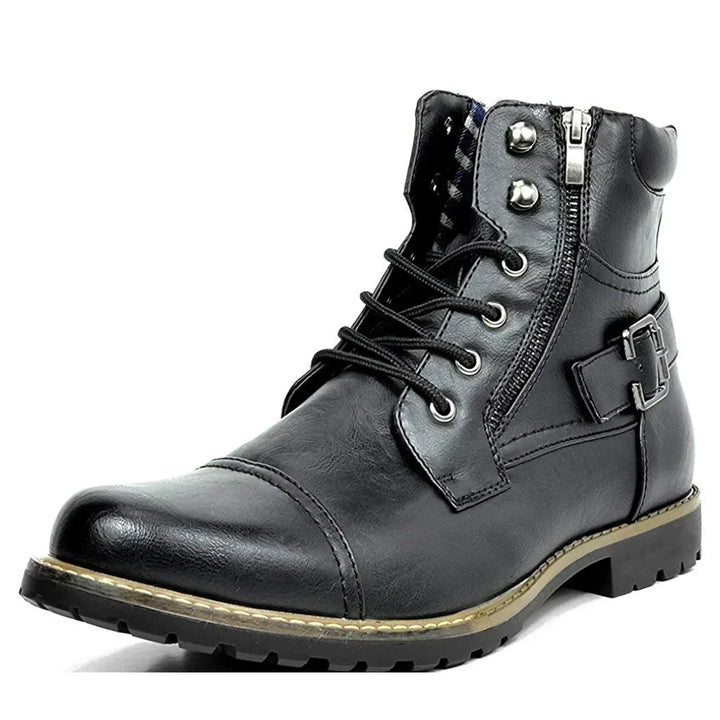 Damon | Skórzane Buty Sznurowane