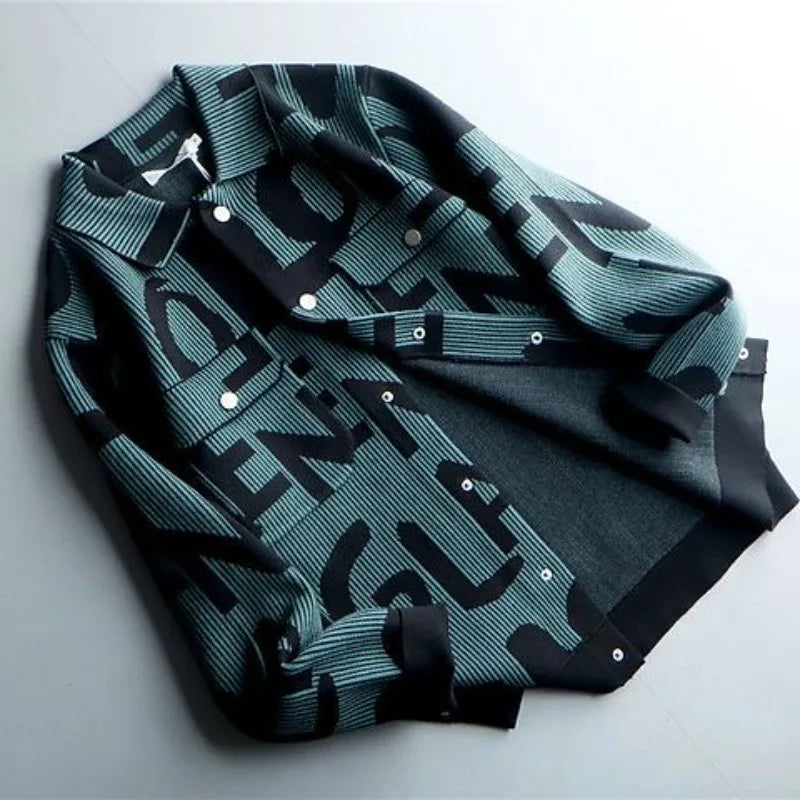 Azure Vintage Sweter Dżersejowy