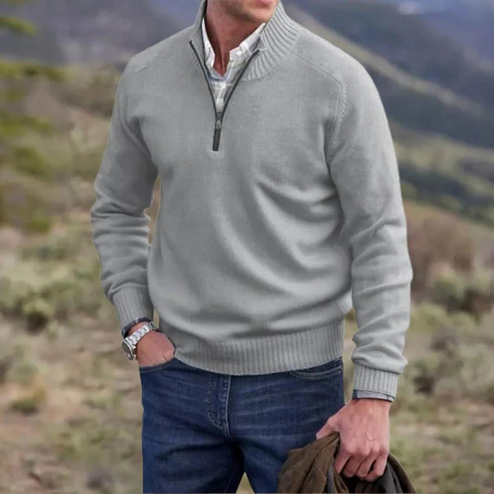 Nicolas | Elegancki Sweter na Zamek
