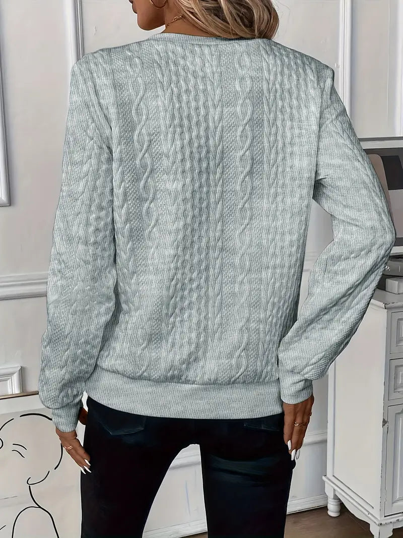 Pauline - Elegancki Sweter z Zamkiem