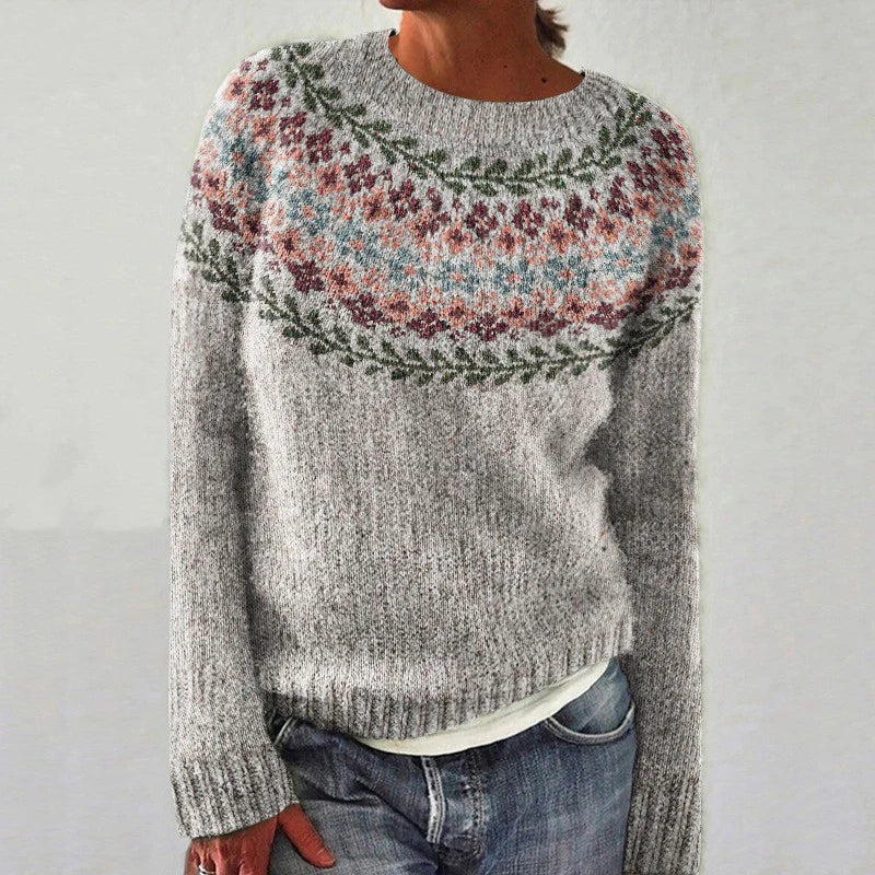 Silvana™ - Przytulny Sweter w Stylu Retro