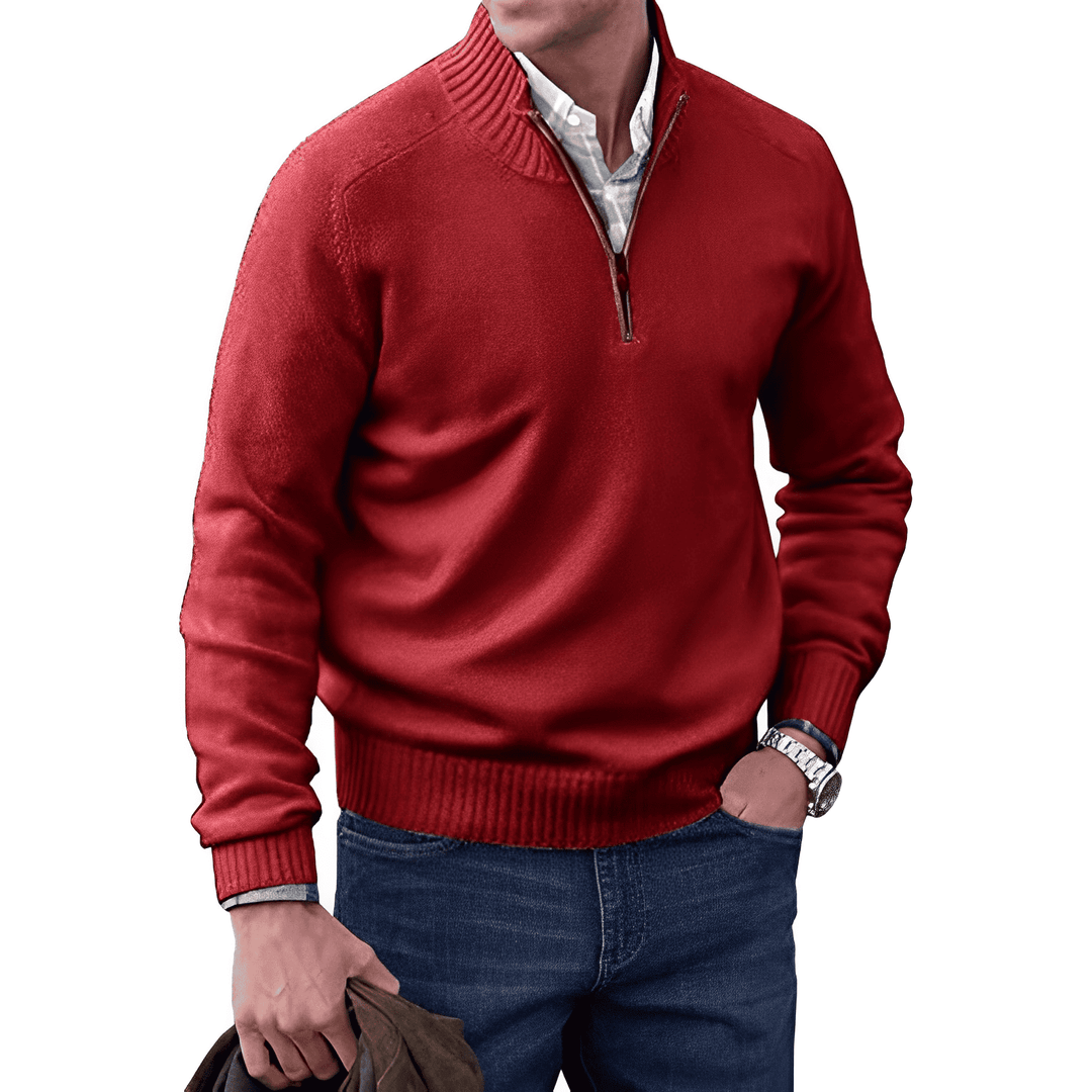 Nicolas | Elegancki Sweter na Zamek