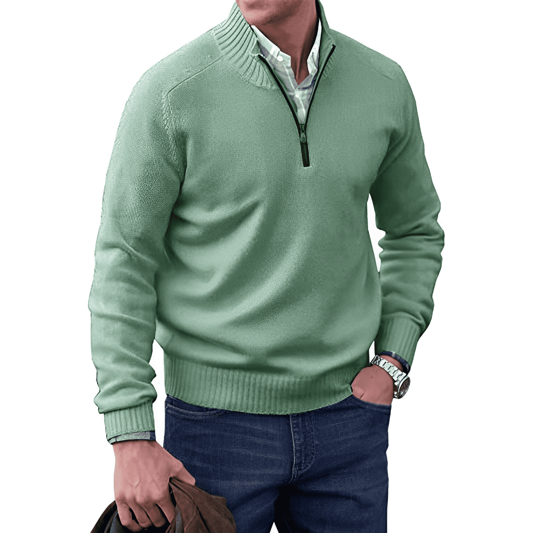 Nicolas | Elegancki Sweter na Zamek