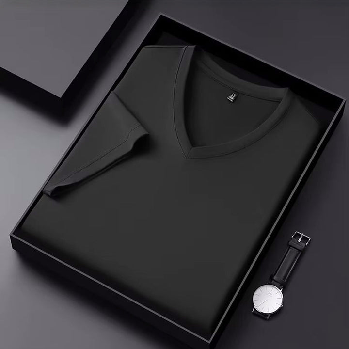 Carter | T-Shirt z dekoltem w serek