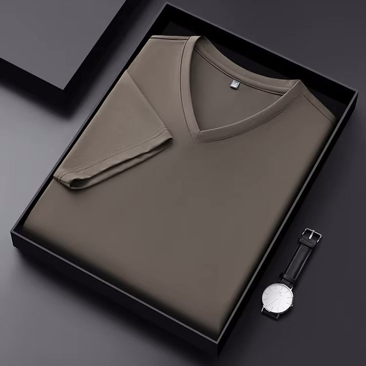 Carter | T-Shirt z dekoltem w serek