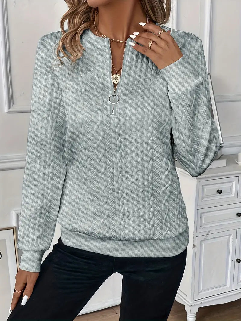 Pauline - Elegancki Sweter z Zamkiem