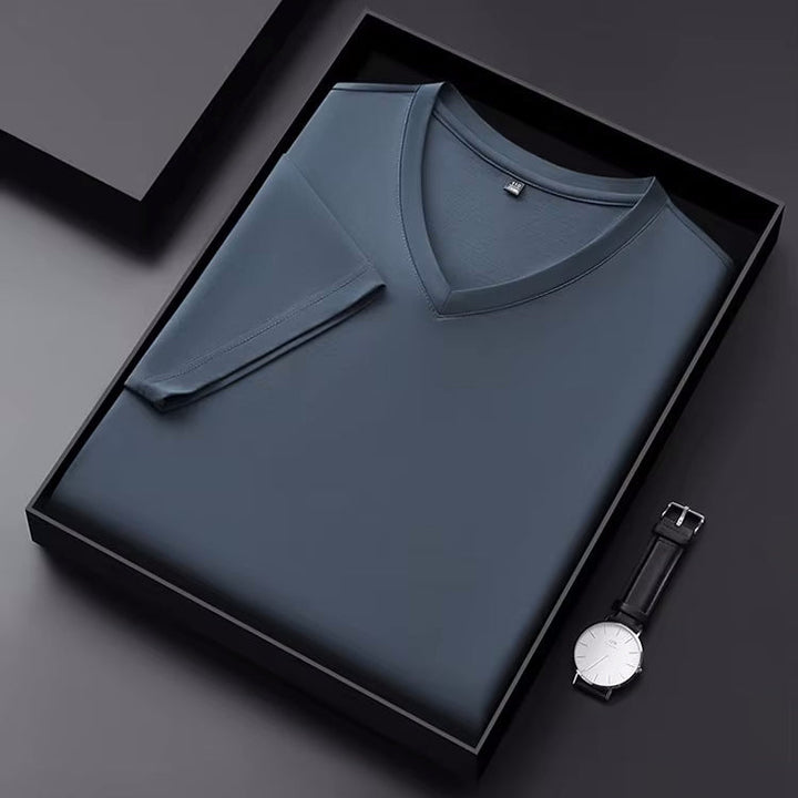 Carter | T-Shirt z dekoltem w serek
