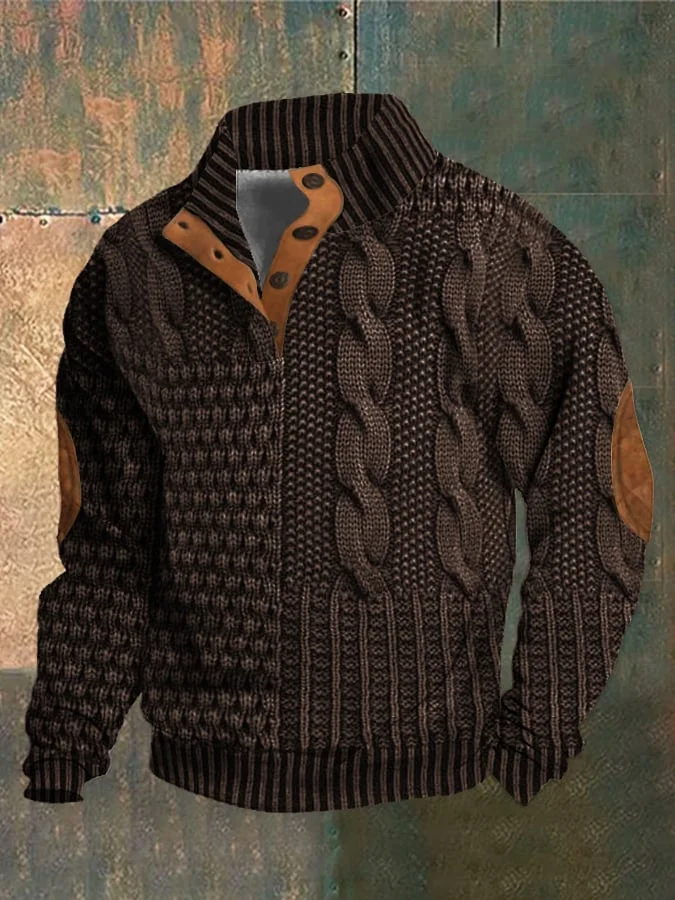 Jones | Sweter z golfem