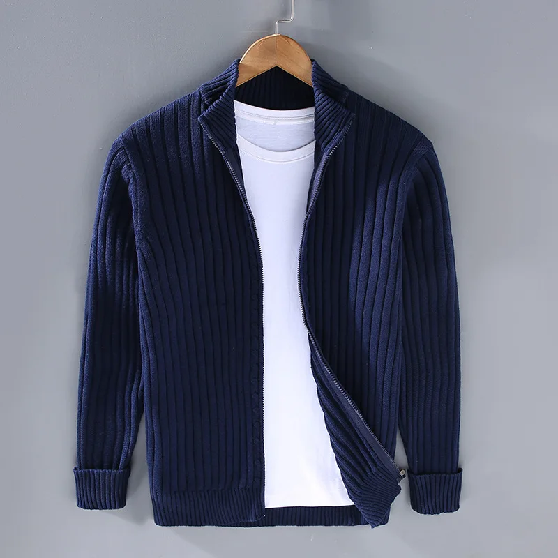 Massimo| Merino Zip Kardigan